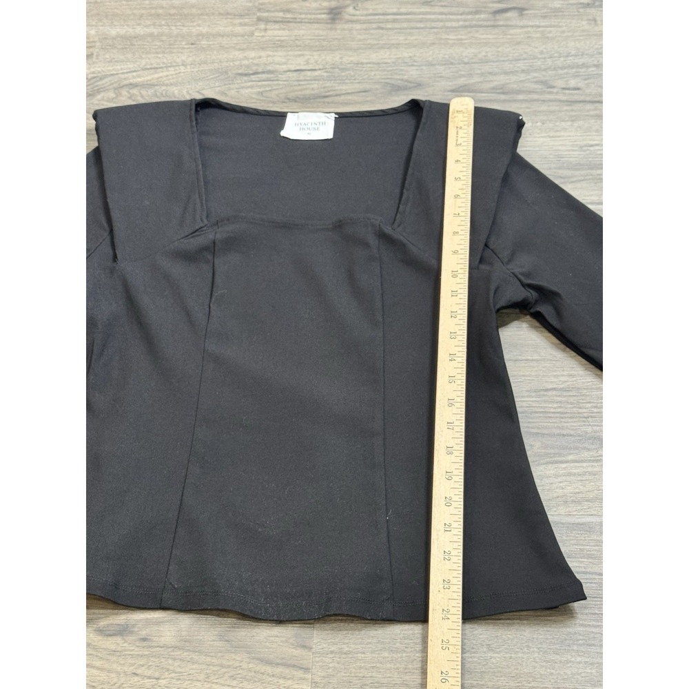 Tuckernuck Hyacinth House Blouse XL Quiet Luxury Office Siren Top Shoulder Pad - Picture 6 of 12